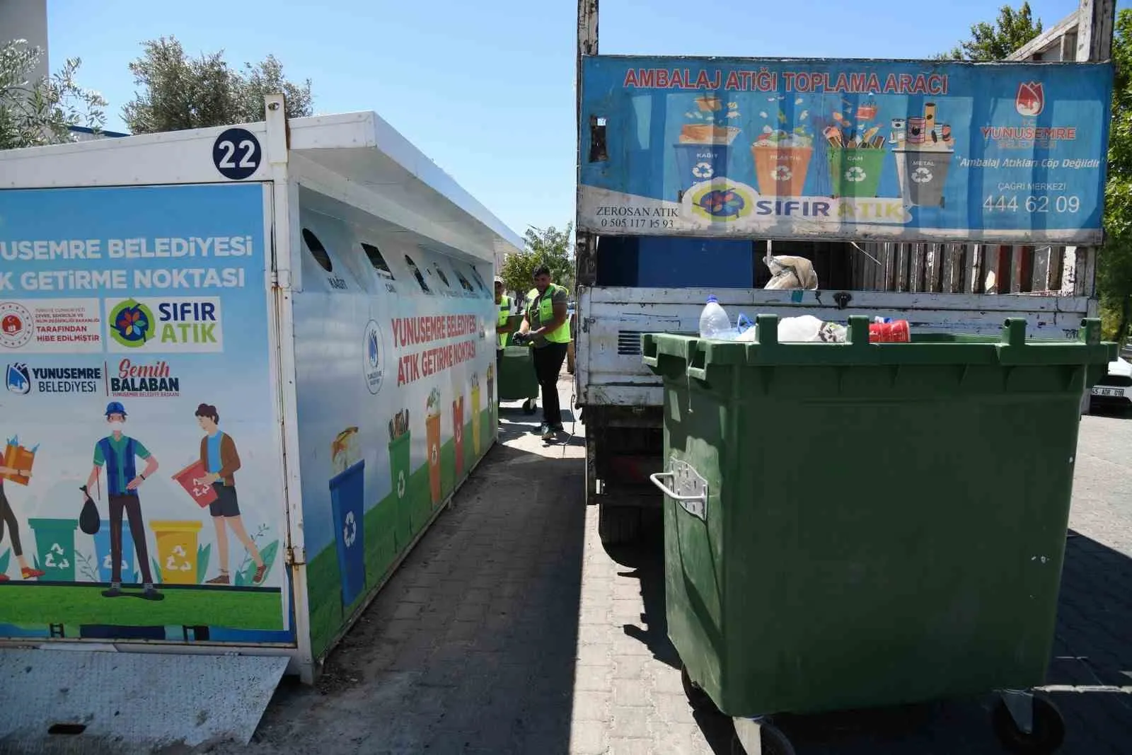 Yunusemre'de geri dönüşüm seferberliği: Tonlarca atık milli servete dönüşüyor