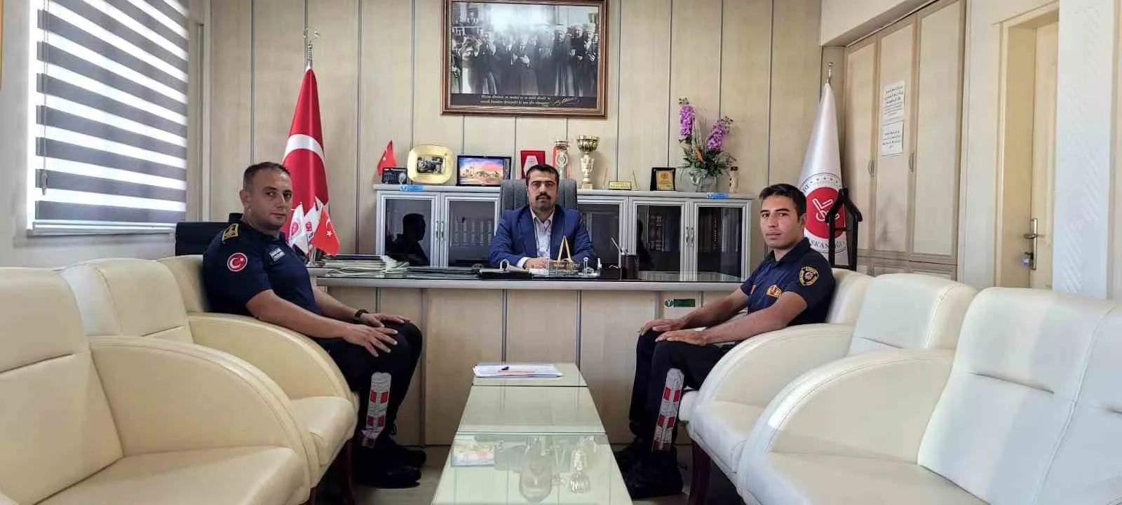Bozdoğan’da camilerde yangın güvenliği dönemi: Din görevlileri tatbikata katıldı