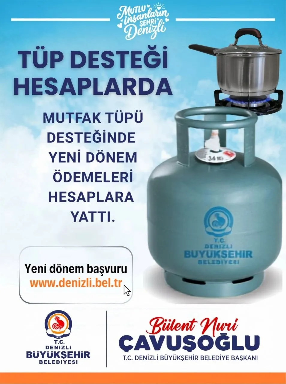 Denizli’de sosyal destek ödemeleri hesaplara yattı: Belediye ailelerin yükünü hafifletiyor