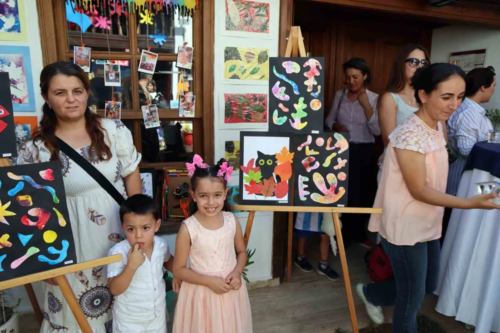 Minik sanatçıların hayalleri Muğla’da tuvale sığmadı