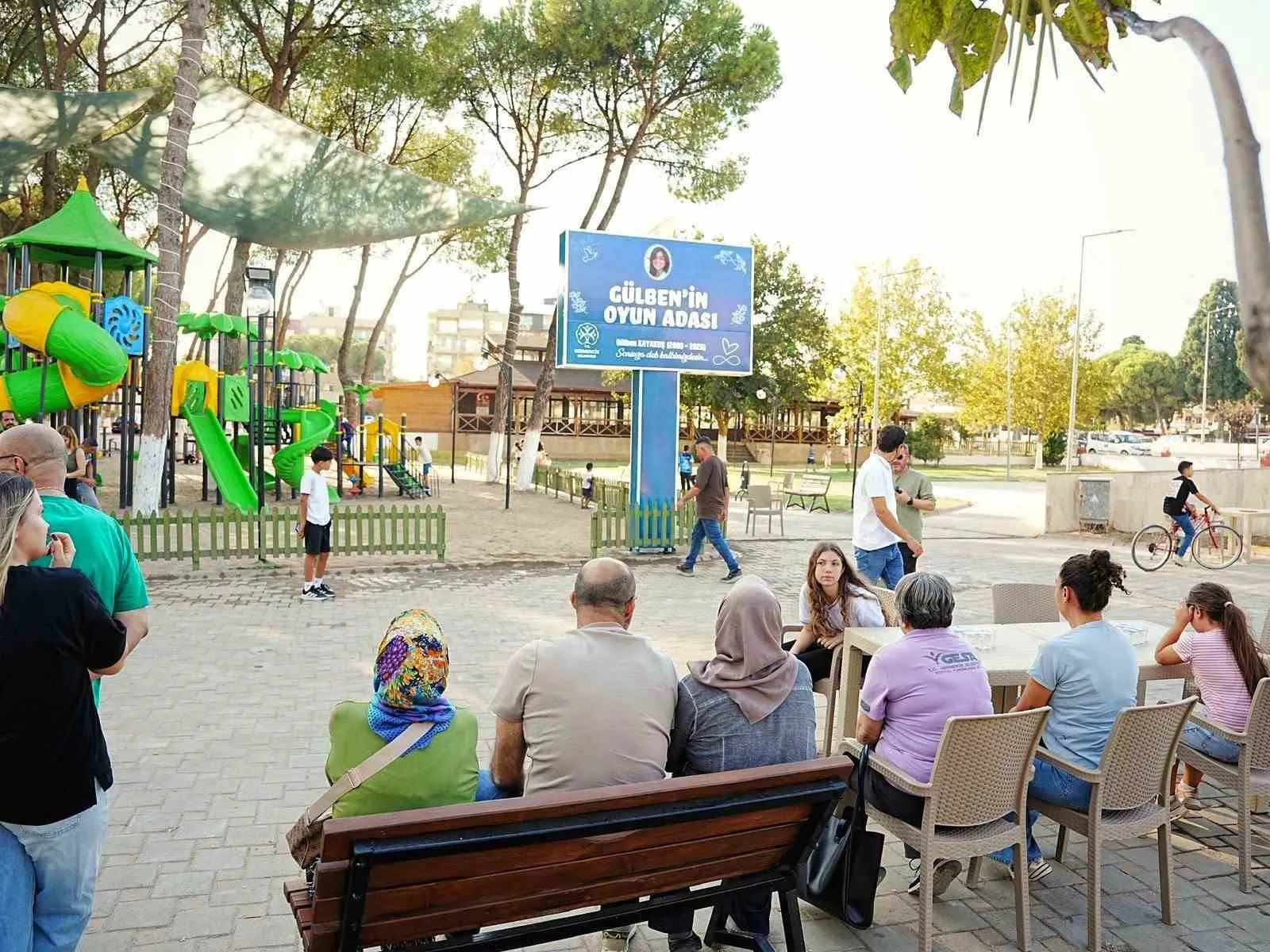 Germencik’te hüzünlü veda sevgiye dönüştü: Gülben’in ismi artık çocuk parkında