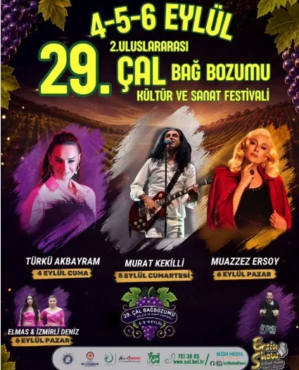 Üzümün boynu bükük, Çal festival coşkusuna hazırlanıyor: Başkan Hakan’dan sert tepki