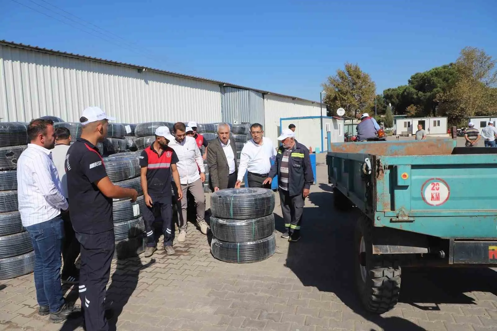Manisa'da tarlalar suya kavuşuyor: 7 milyon metreyi aşan dev destek