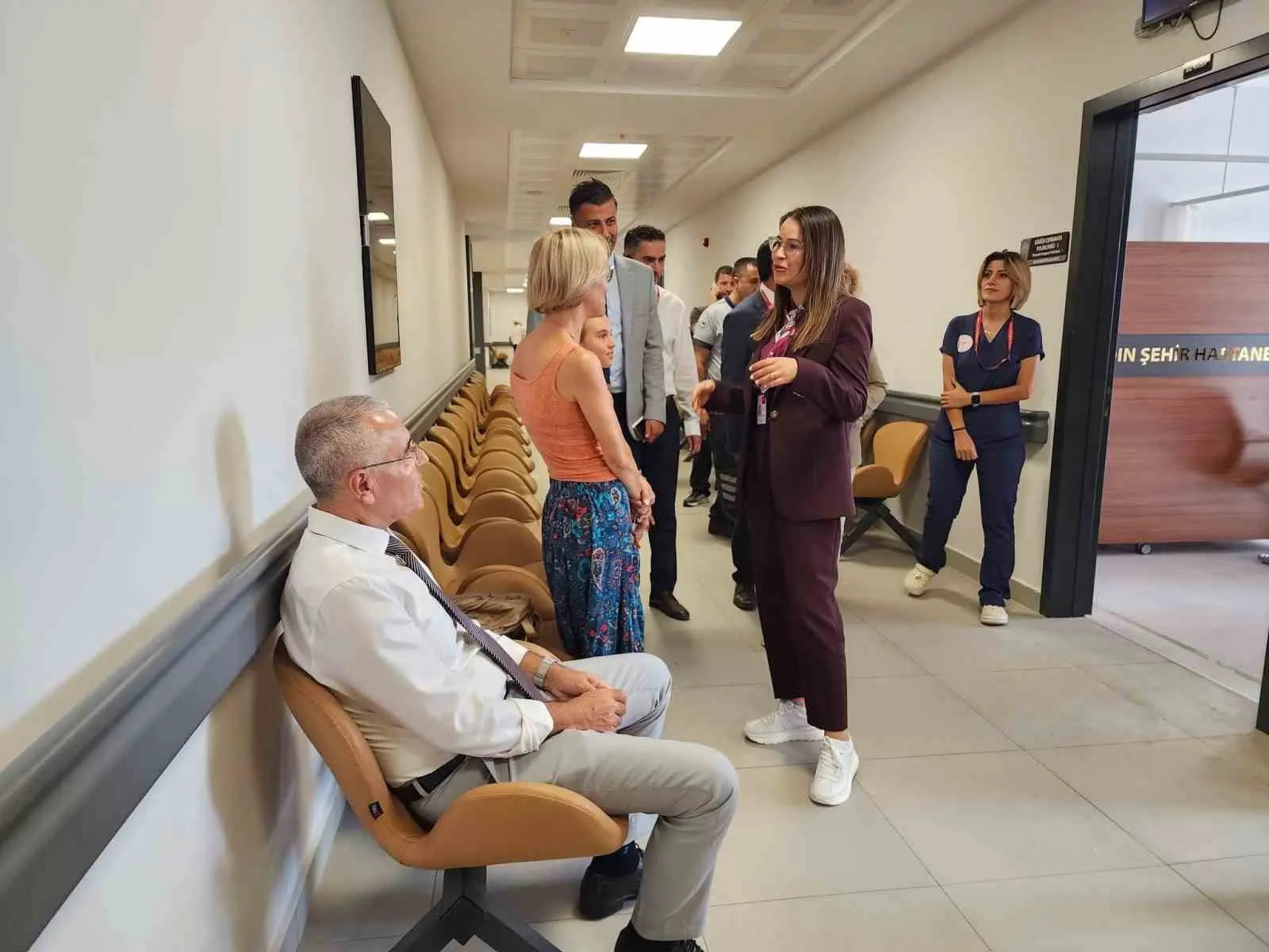 Aydın Şehir Hastanesi’nde duygusal ziyaret: Başhekimden annelere ve sağlık ekibine yakın ilgi