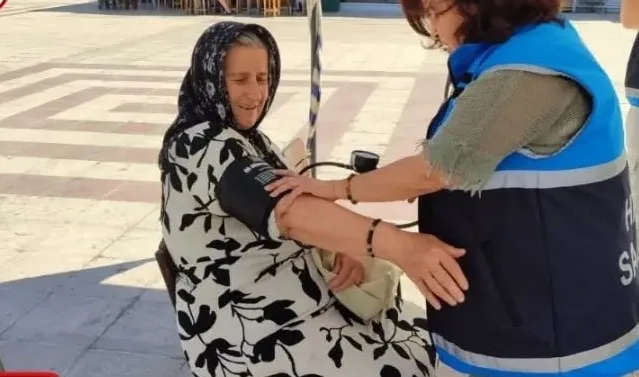 Karacasu’da meydan sağlık kontrolüne dönüştü: Erken teşhis için kritik adımlar