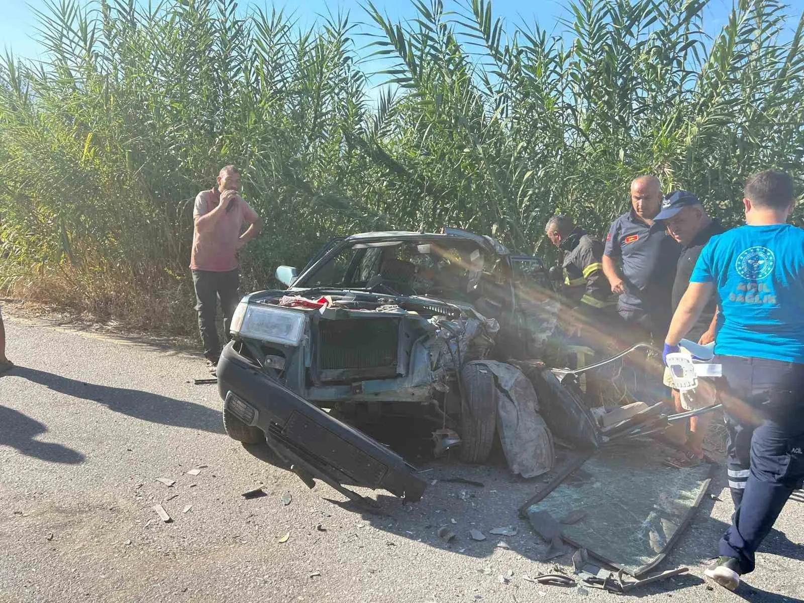 Bozdoğan trafiğinde çifte şok: Önce ağır kaza, ardından kontrol kaybı