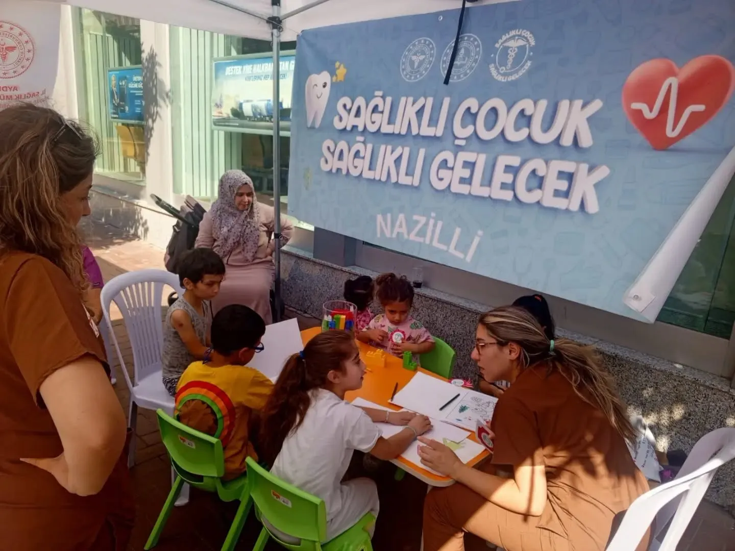 Nazilli'de anne ve çocuk sağlığı için meydanlarda buluştular
