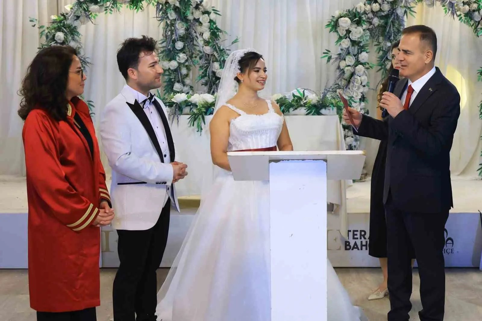 Şehit ailesinin en mutlu gününde devletin şefkat eli yanlarındaydı