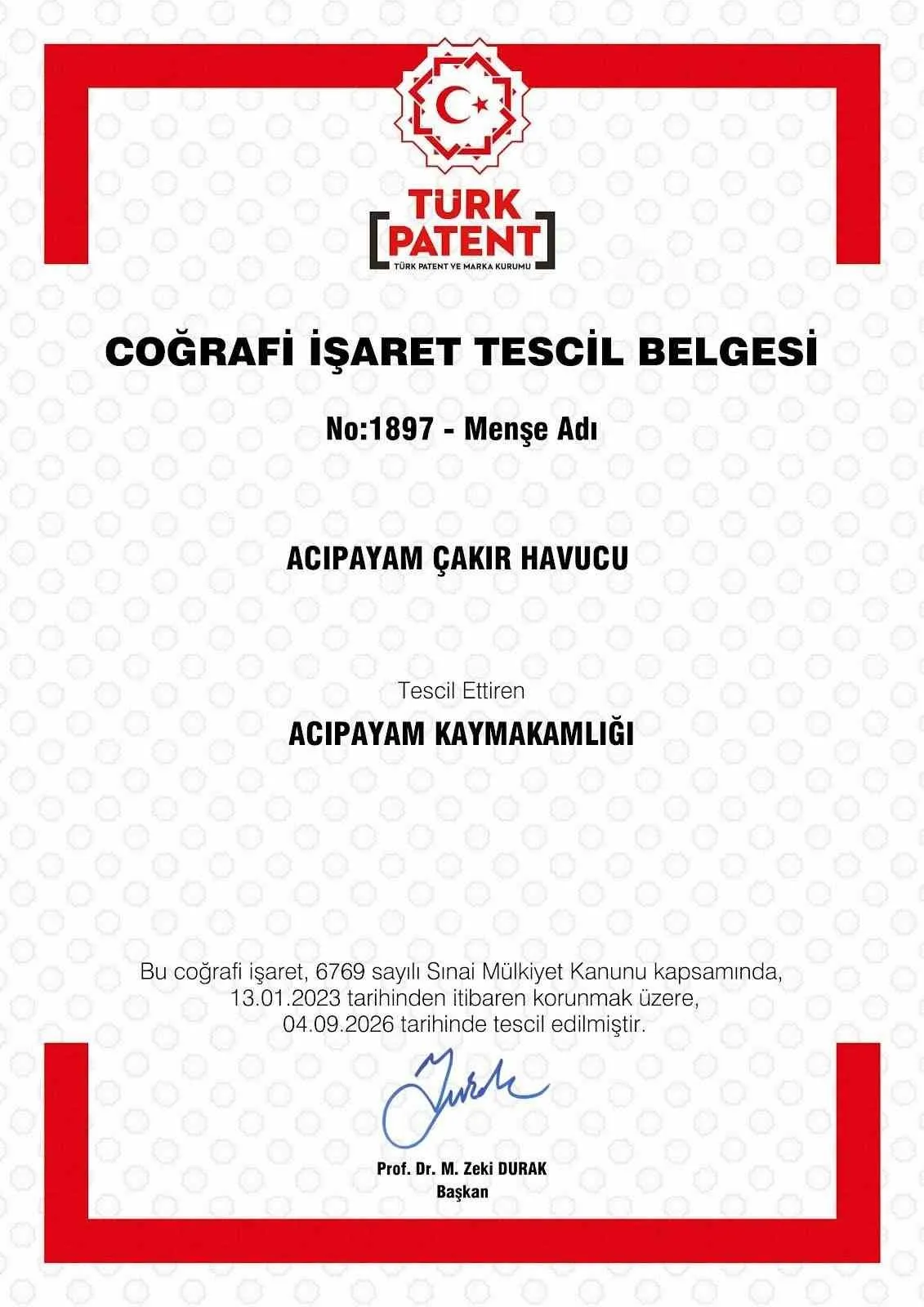 Denizli’nin tarımsal mirası koruma altında: Acıpayam’ın özel havucu tescillendi