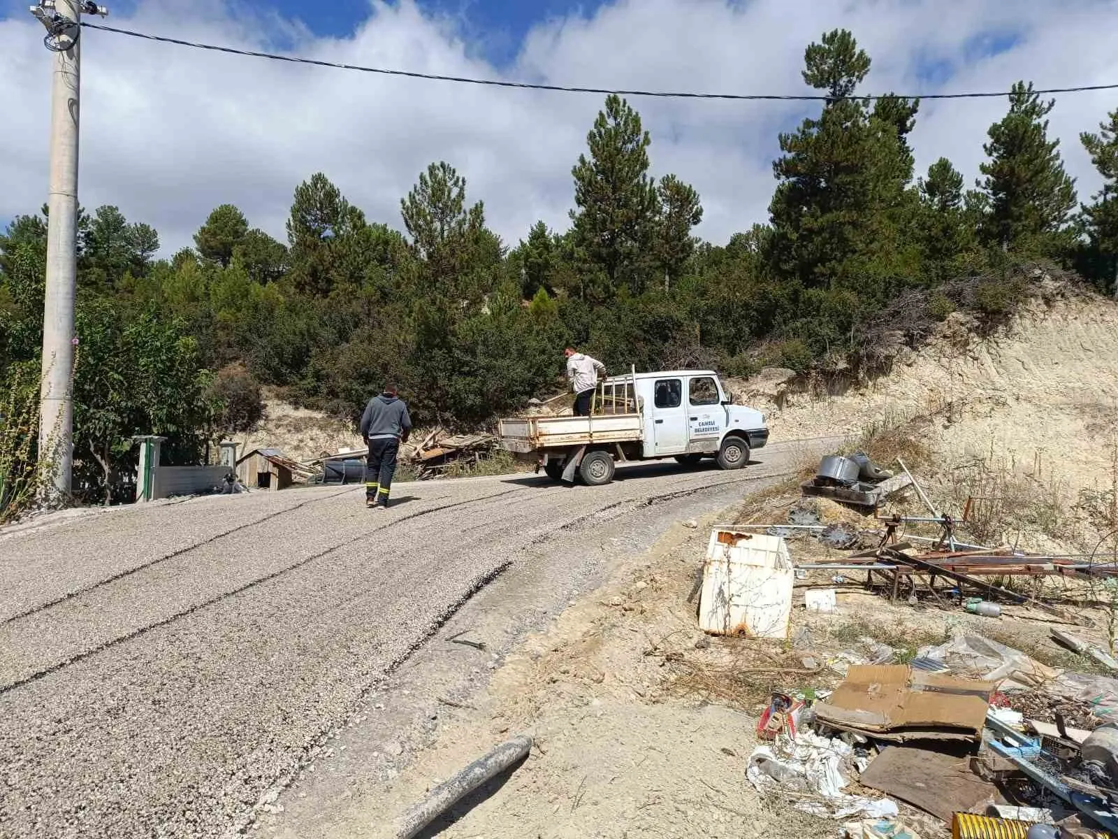 Çameli’de asfalt mesaisi: Yeni Mahalle’nin çehresi değişiyor