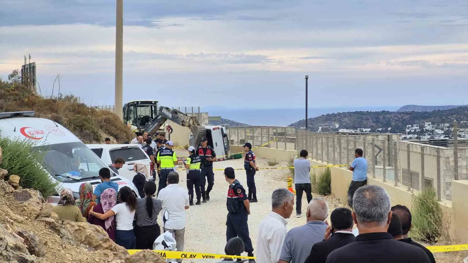 Bodrum’da feci kaza: Direksiyon başındaki çocuk hayatını kaybetti