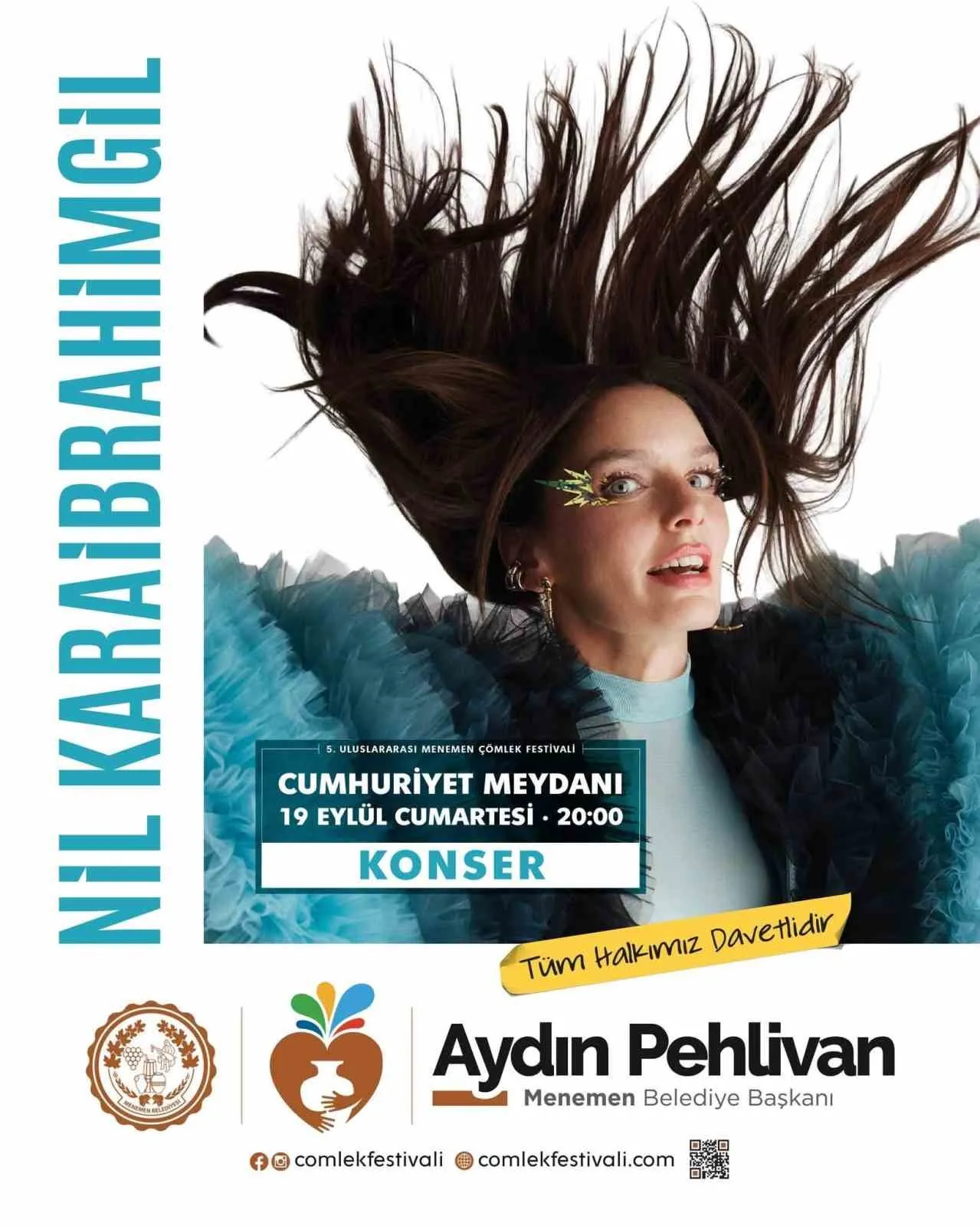 Menemen'de sanat rüzgarı: Edis ve Nil Karaibrahimgil festival coşkusunu zirveye taşıyacak