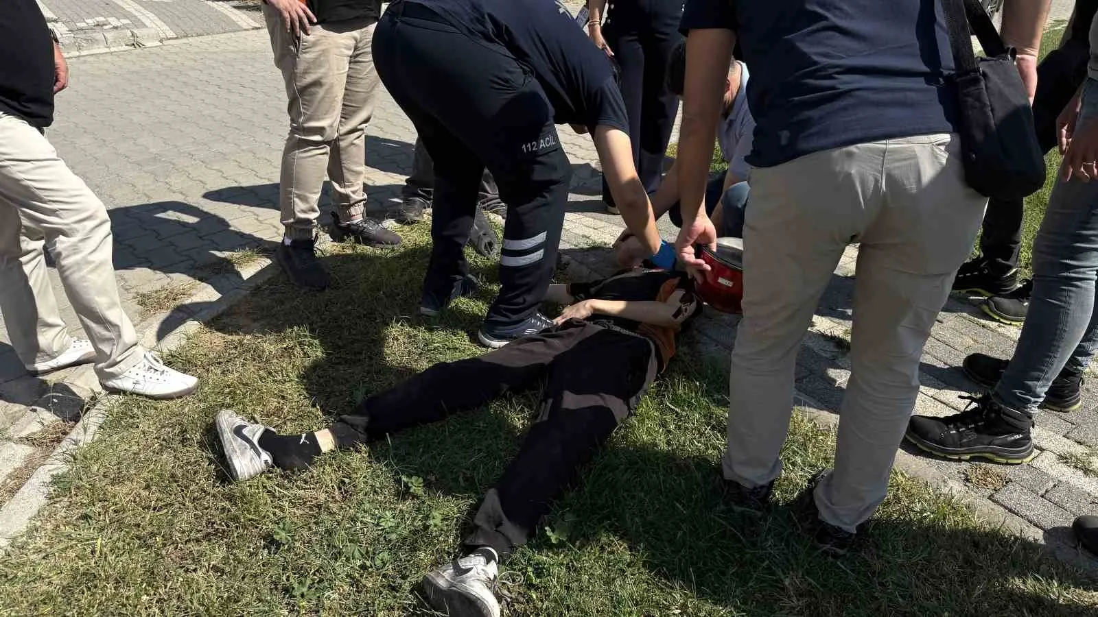 Menteşe'de motosiklet kazası: Genç sürücü hastanelik oldu