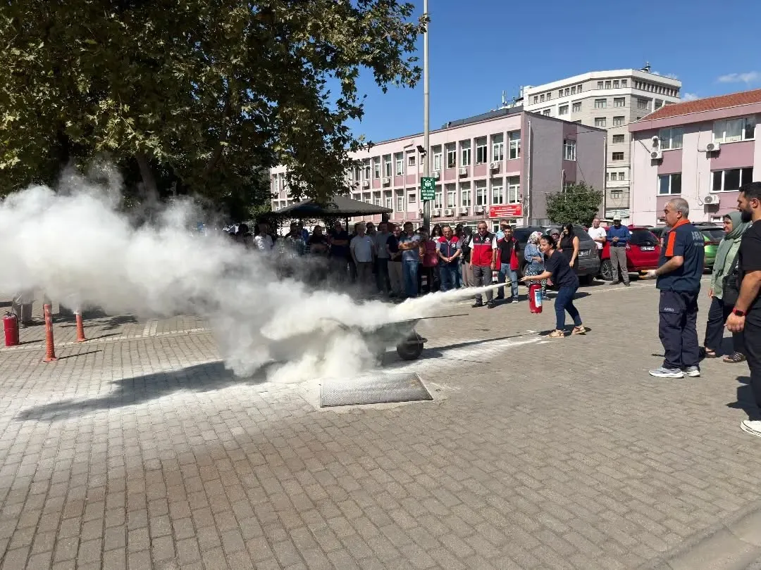 Aydın'da afetlere karşı teyakkuz: Personel zorlu senaryolarla sınandı