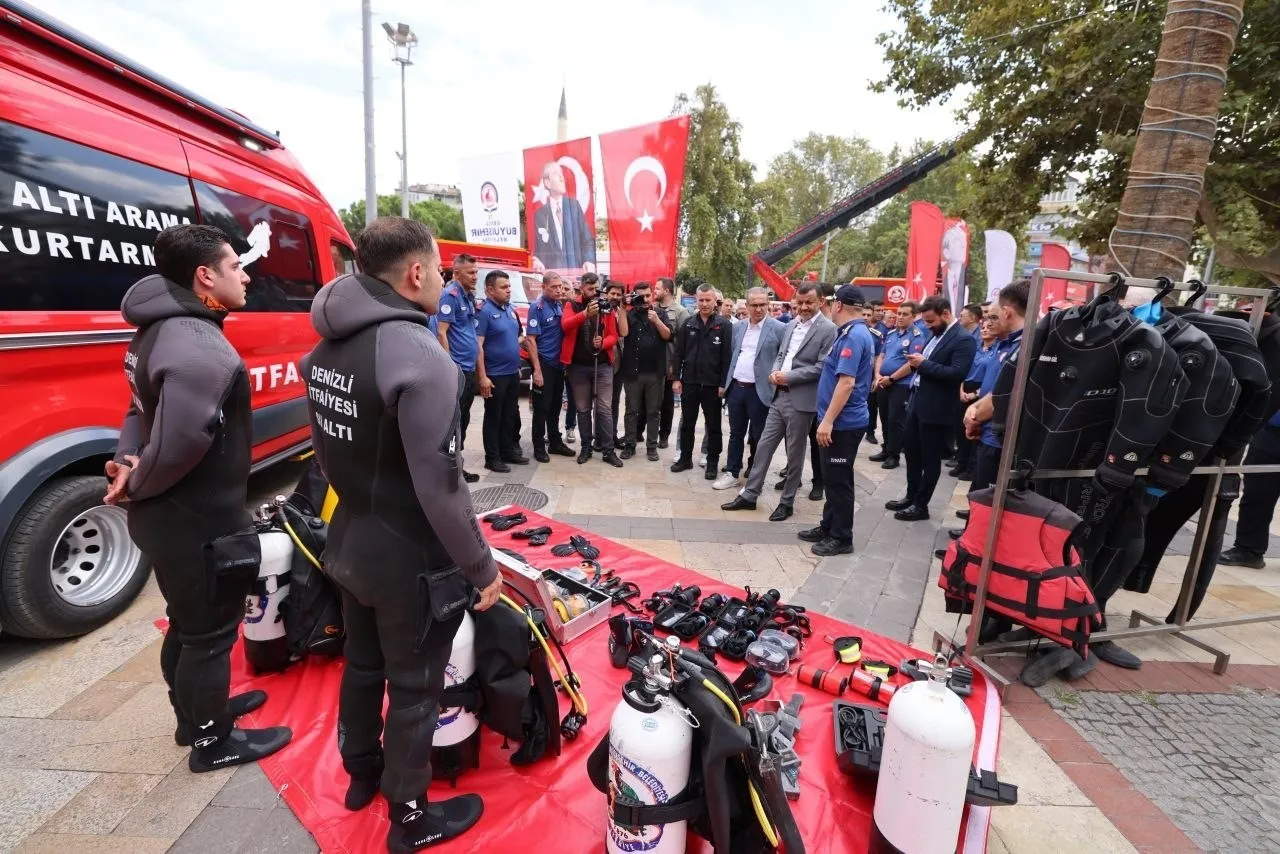 Denizli’de kahramanların günü: İtfaiye teşkilatı 312 yaşında