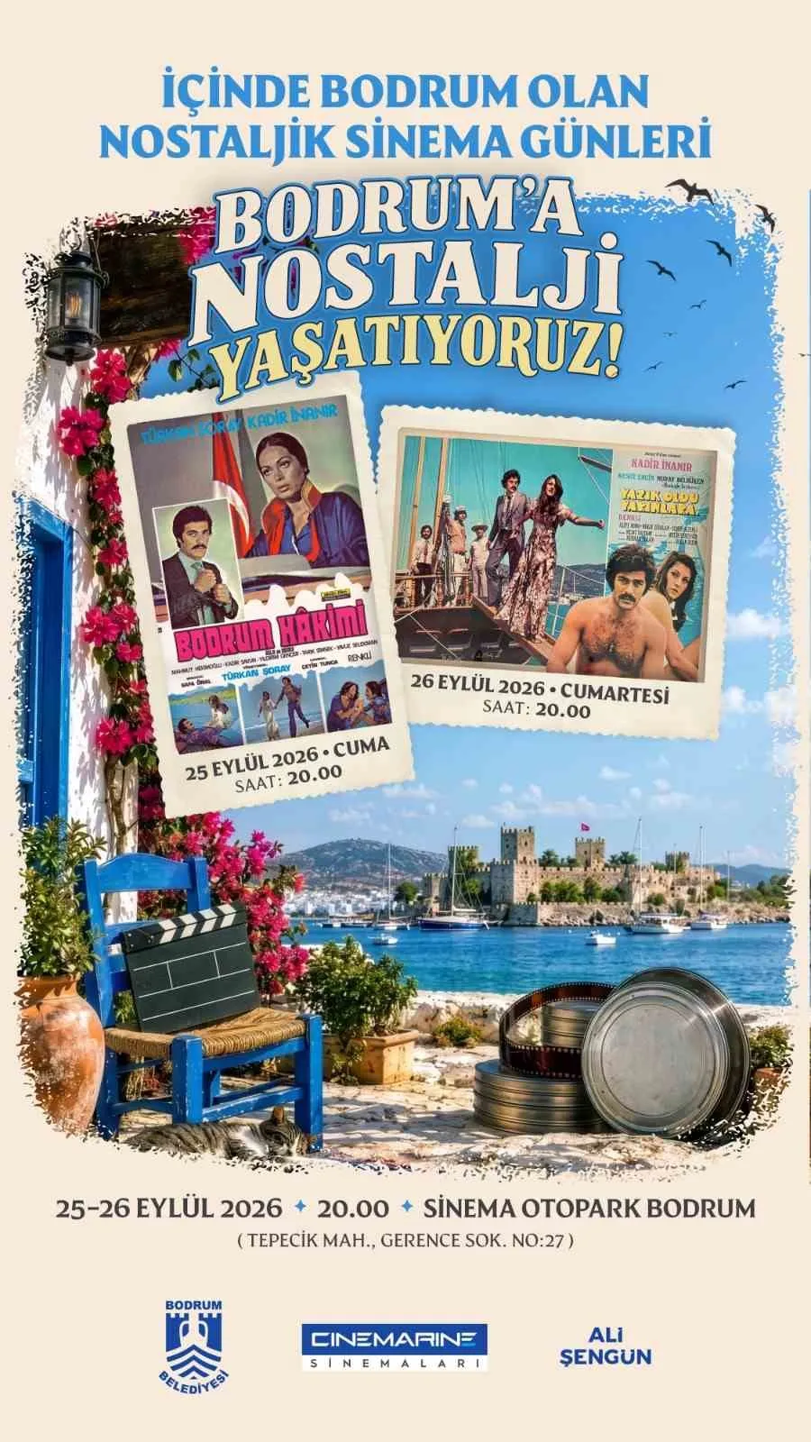 Bodrum’un efsanevi sineması kapılarını nostaljiye açıyor