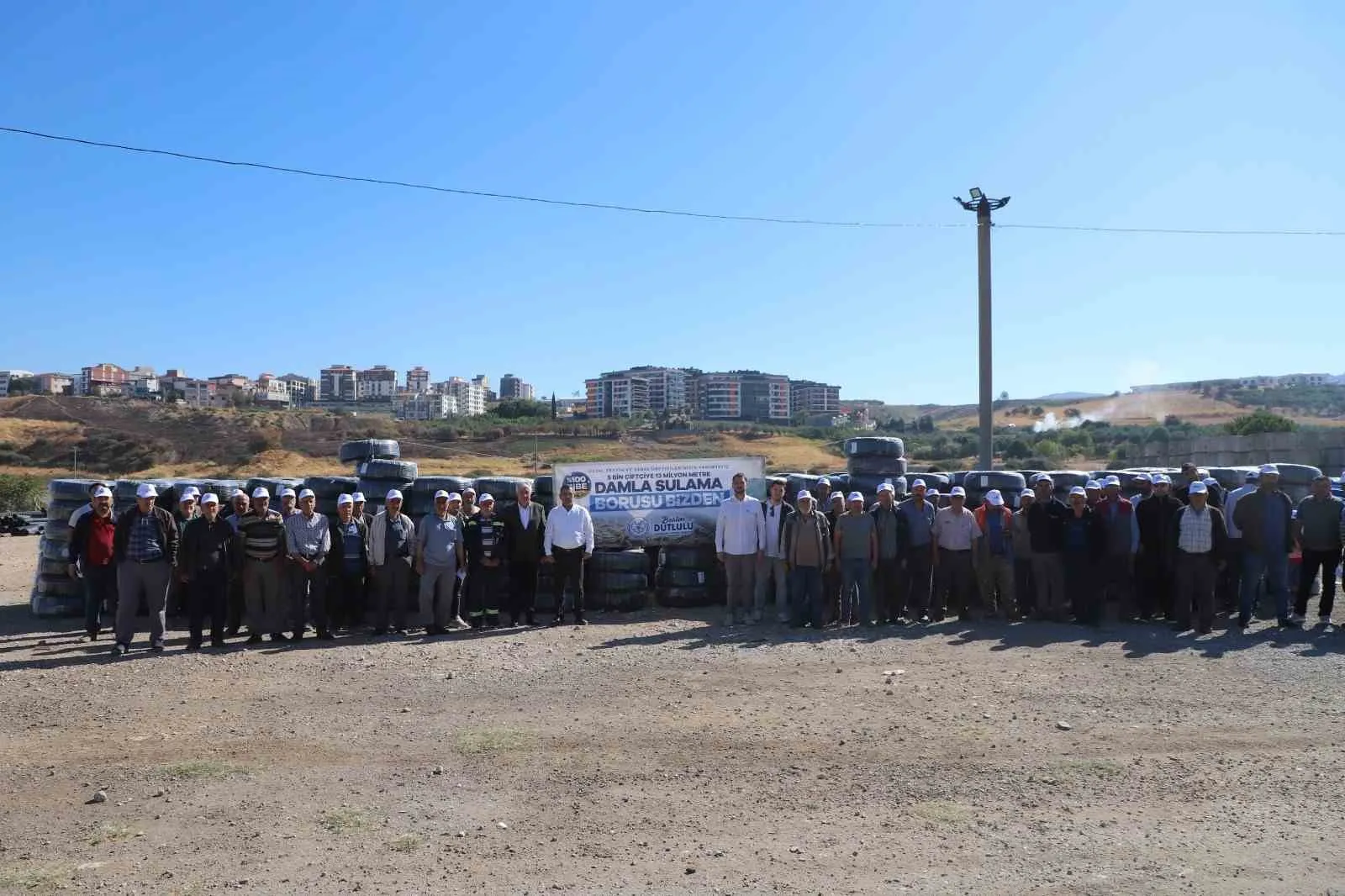 Manisa'da tarlalar suya kavuşuyor: 7 milyon metreyi aşan dev destek