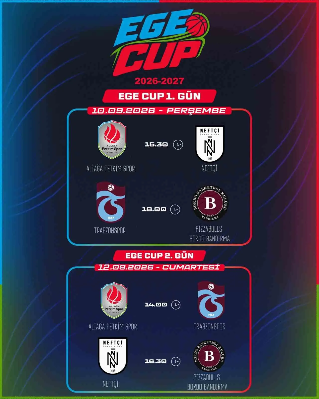 Basketbolun kalbi Aliağa’da atacak: Ege Cup 2026 için geri sayım başladı