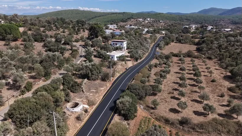 Bodrum’da yollar yenileniyor: Çamlık’ta asfalt mesaisi bitti, sıra Karaova’da