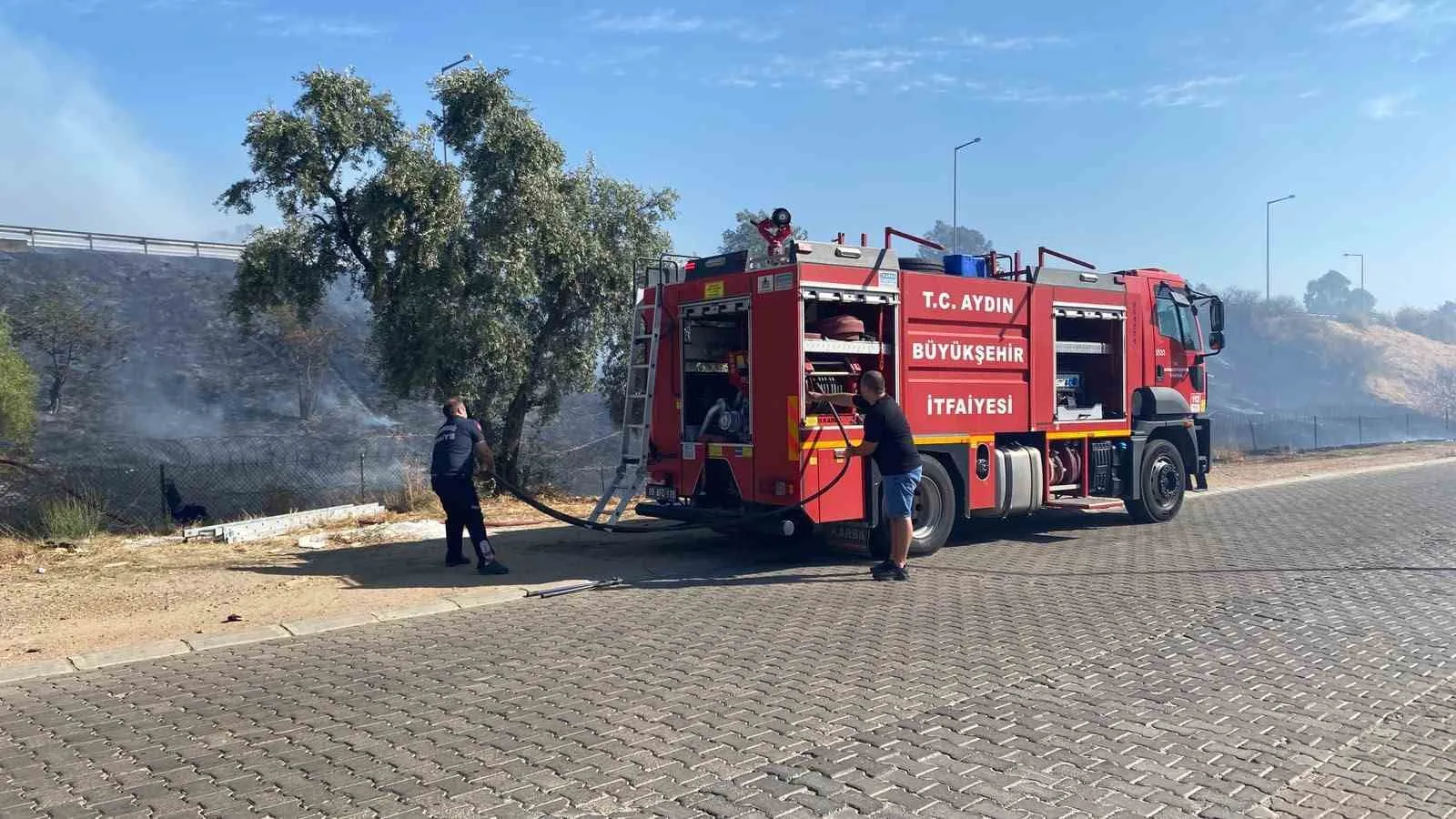 Aydın-İncirliova hattında duman paniği: Ekipler alevlere karşı teyakkuzda