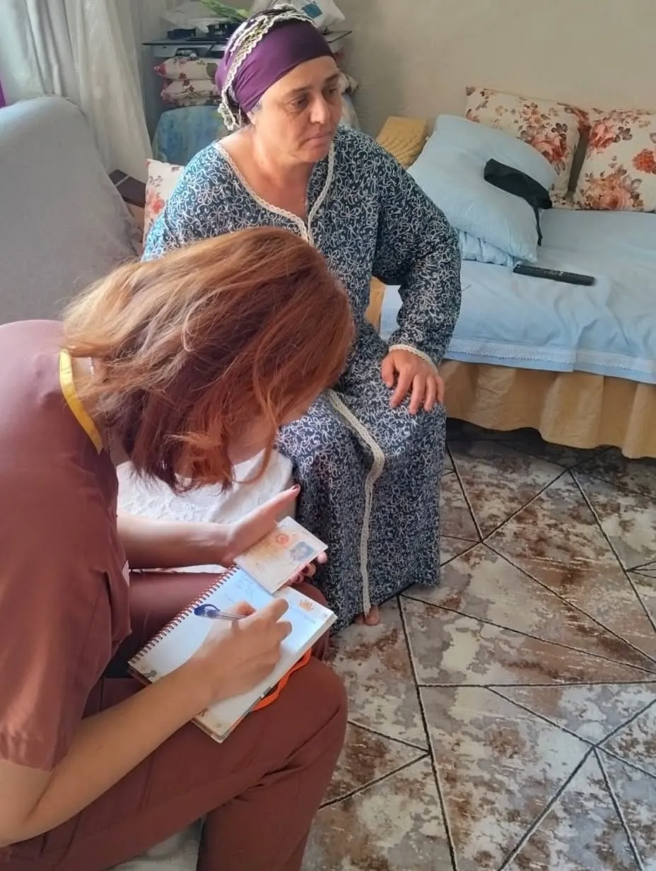 Söke'de sosyal hizmet eli Kemalpaşa'ya uzandı: Haneler tek tek ziyaret edildi