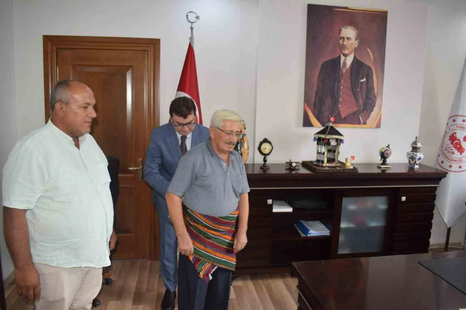 Bozdoğan'da esnafın gurur günü: Yılın ahileri Kaymakam Sözen tarafından ağırlandı