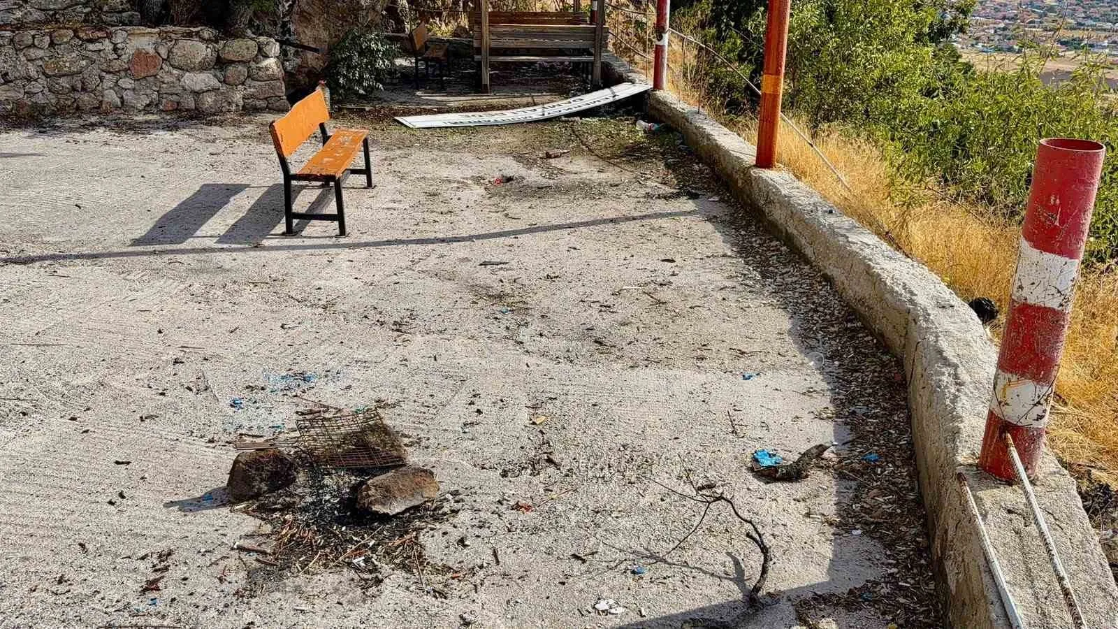 Doğanın kalbine büyük ihanet: Damlalı Dede Mesire Alanı kaderine terk edildi