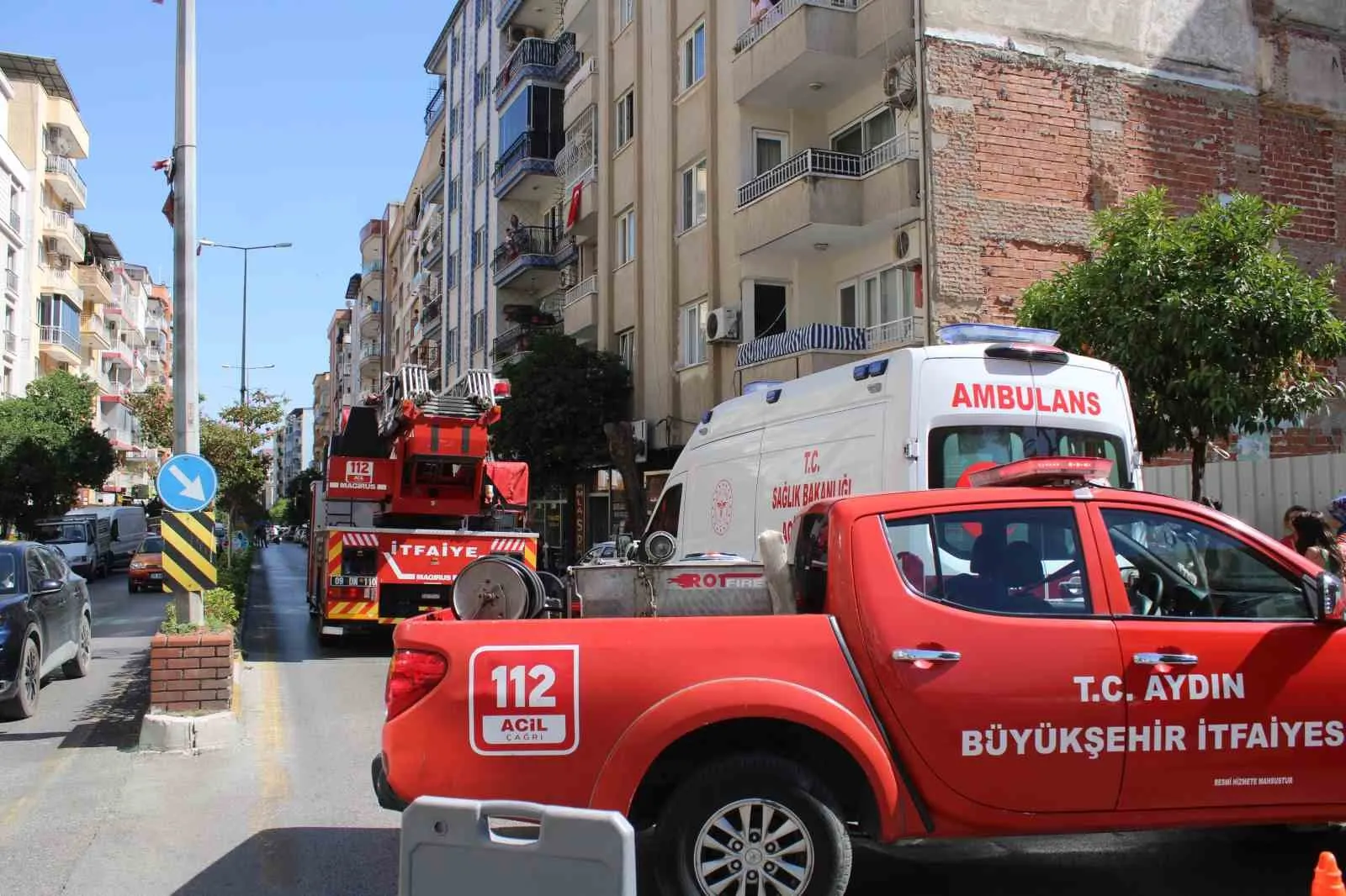 Aydın'da mutfakta başlayan kabus: 6 katlı binada gaz alarmı